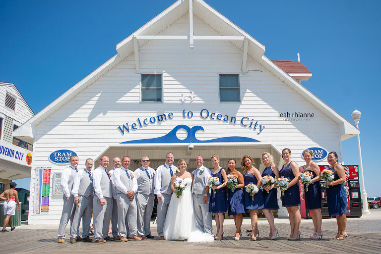 Ocean Pines Yacht Club Wedding, Ocean City Maryland OCMD - Bridal Party, Boardwalk