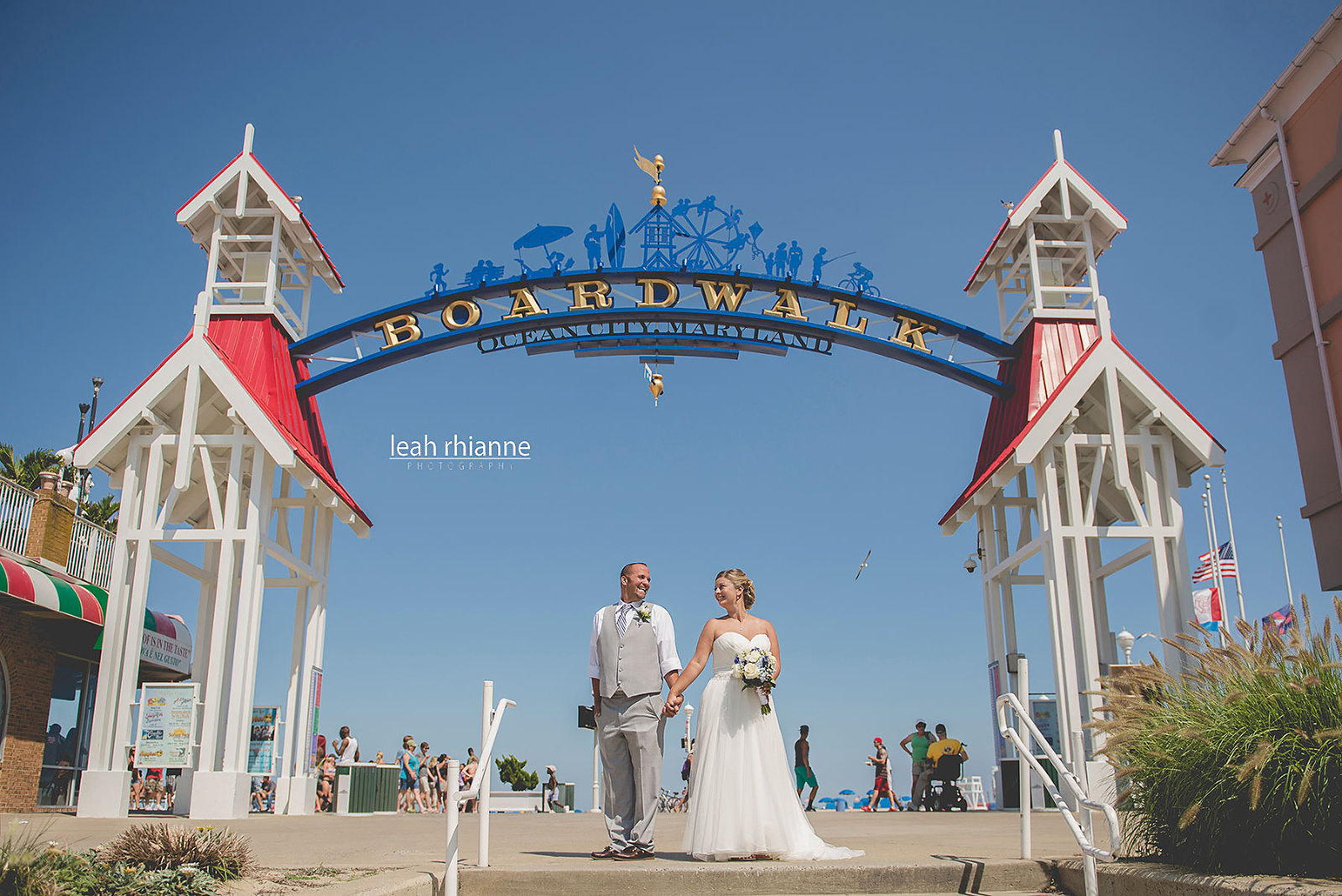 Ocean Pines Yacht Club Wedding, Ocean City Maryland OCMD - Boardwalk